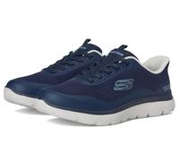 Skechers Men's Summits LeyterSneaker | Sneaker, BBK, Black, Elastic Laces, Machine Washable, Vegan, Men, Shoes
