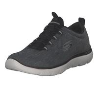 Skechers Summits Louvin BKW Black White Mens trainers 232186 in a Plain Textile in Size 8