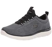 Skechers mens Skechers Men's Summits Louvin Loafer Black/White 8 Wid