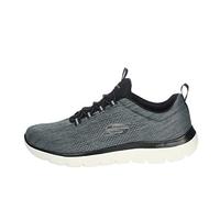 Skechers Men's Summits Louvin Loafer, BKW Black White, 7.5 UK
