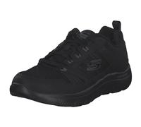 Skechers Men's Summits New World Sneaker, Black Leather Pu Mesh Black Trim, 9.5 UK