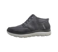 Skechers Men's Summits Siegul Slip-On Sneakers, Black Suede/Charcoal Trim, 9 UK