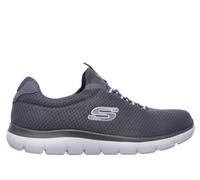 Skechers Men's Summits Sneaker in Charcoal, Size 9 | Textile/Synthetic, Vegan, Machine Washable