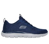 Skechers Men's Summits - Sorenz Sneaker in Navy Blue/Gray, Size 9.5 | Textile/Synthetic, Vegan, Machine Washable