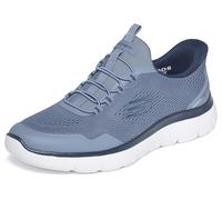 Skechers Men's Summits Top Rate Trainers, Slate Mesh/TPU, 7 UK