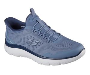 Skechers Men's Summits Top Rate Trainers, Slate Mesh/TPU, 7.5 UK