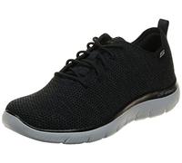 Skechers Men's Summit Doharis Trainers, Black Knit Trim, 9 UK
