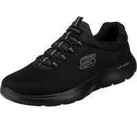 Skechers Men's Summits Trainers, Black Mesh Trim, 10 UK