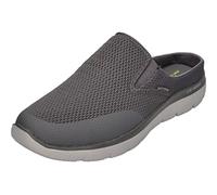 Skechers Men's Summits Vindicator Clogs and Mules, Charcoal Textile/Trim, 11 UK