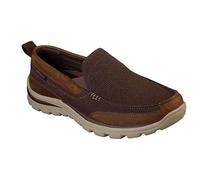 Skechers Men's Superior Milford Loafer, Brown, 12 UK Wide