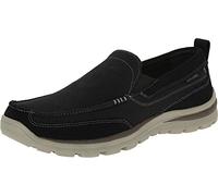 Skechers Men's Superior Milford loafers shoes, Black Blk, 9 UK