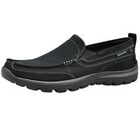Skechers Men's Superior Milford Slip-On Loafer Black 8.5 X-Wide