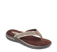 Skechers Men's Supreme Bosnia Flip Flops, Brown (Choc), 13 UK