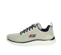 Skechers Mens Taupe/Navy Memory Foam Trainers Track Leshur 232758/TPNV - 7.5 UK 41.5 EU 8.5 US