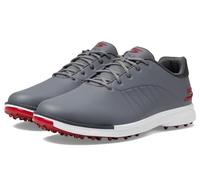 Skechers Men's Tempo Golfschuh Ohne Spikes, Wasserdicht, Leicht Sneaker, Grey red, 10.5 UK