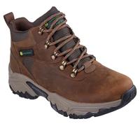 Skechers Men's Terraform Veckman Hiking Boot, Dark Brown Leather/Duraleather/Mesh/Trim, 9 UK