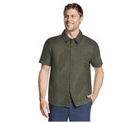Skechers Men's The Go Walk Air Printed Short Sleeve Shirt Olive XL