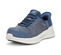 Skechers Men's Tilido ESD Comp Toe Sneaker, Marine, 9 UK