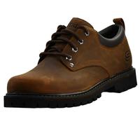 Skechers Tom Cats Dark Brown Lace Mens Shoes Leather