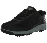 Skechers Men's Torque Sport Fairway Relaxed Fit Spiked Golf Shoe Sneaker, Black/White, 12.5 Wide