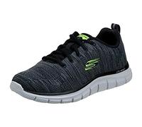 SKECHERS Mens Track Front Runner Trainers Charcoal/Black 10