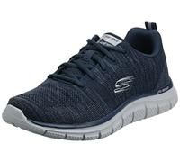 Skechers Men's Track Front Runner Lace-up Sneaker Oxford, Navy Grey, 10 UK