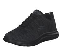 Skechers Mens 232298 Bbk Sneaker, Black Knit Black Trim, 8.5 UK