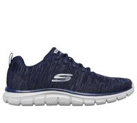 Skechers Men's Track - Front Runner Sneaker in Navy Blue/Gray, Size 10.5 | Textile/Synthetic, Machine Washable
