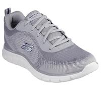Skechers Men's Track Glendor Sneaker, Gray Knit/Pu, 11 UK