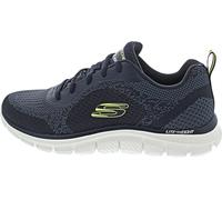 Skechers Men's Track GLENDOR Sneaker, Navy, 7.5 UK