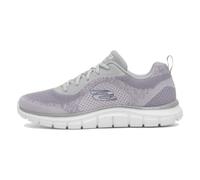 (Grey, 7 (Adults')) Skechers Track Glendor Polyester Men's Grey Trainers