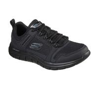 Skechers Mens Track Knockhill Action Leather Trainers FS11283