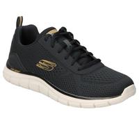 Skechers Men's Track Leshur Sneaker, Black, 11 UK