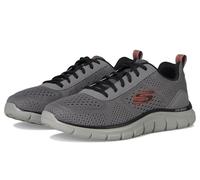 Skechers Men's Track-Leshur Sneaker, Grey, 11 UK