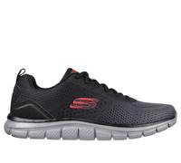 Skechers Men's Track - Ripkent Sneaker in Black/Charcoal, Size 6 | Textile/Synthetic, Vegan, Machine Washable
