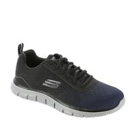 Skechers Men's Track RIPKENT Sneaker, Navy Mesh/Black Trim, 8.5 UK