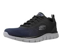 Skechers Men's Track RIPKENT Sneaker, Navy Mesh/Black Trim, 8.5 UK