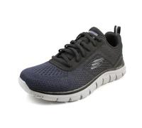 Skechers Men's Track Ripkent Trainers, Navy Mesh/Black Trim, 8 UK
