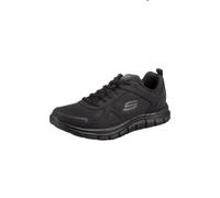 Skechers Mens Track Scloric Memory Foam Trainers 52631/BBK Plain Black Trainers
