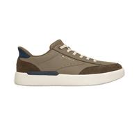 Bunge Lace Slip-Ins W/Suede Toe Cap Slip On Sneakers for Men