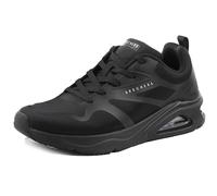 Skechers Men's Tres-Air Uno Revolution Airy Trainers, Black, 8 UK