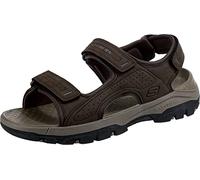 Skechers Men's Tresmen-Garo Open Toe Water Sandal, Chocolate Synthetic, 7 UK