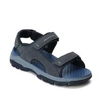 Skechers Men's Tresmen-Garo Open Toe Water Sandal Fisherman, Charcoal, 14 Medium US