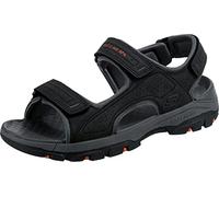 Skechers Relaxed Fit Tresmen Mens Walking Sandals Black, 8