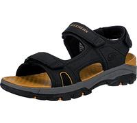 Skechers Men's Tresmen Hirano Open Toe Sandals, Black Black Synthetic Blk, 6 UK