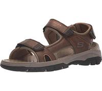 SKECHERS Mens Tresman Hirano Sandals Brown 11
