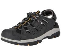 Skechers Men's TRESMEN Menard Sandals, Black Synthetic/Mesh, 6.5 UK