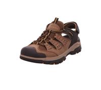 Skechers Men's Tresmen Menard Sandals, Brown Black Synthetic/Mesh, 7 UK