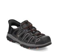 Skechers Men's Slip-ins Relaxed Fit: Tresmen - Norvick Sandals in Black, Size 11 | Synthetic/Textile
