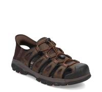 Skechers Men's Tresmen-Norvick Fisherman Sandal, Chocolate, 12